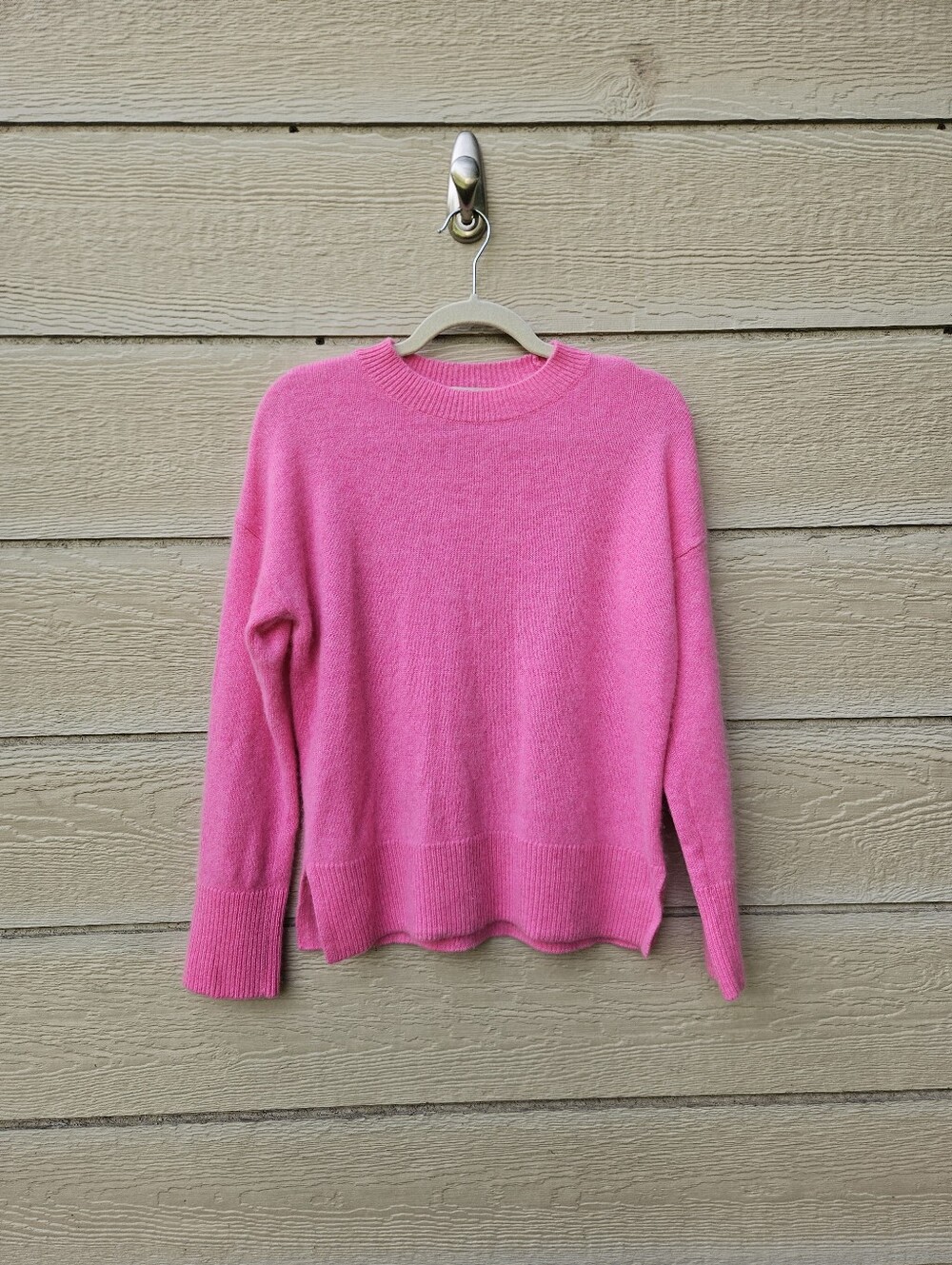 Loft Petites bubblegum pink cashmere relaxed fitsmall petite PS SP
